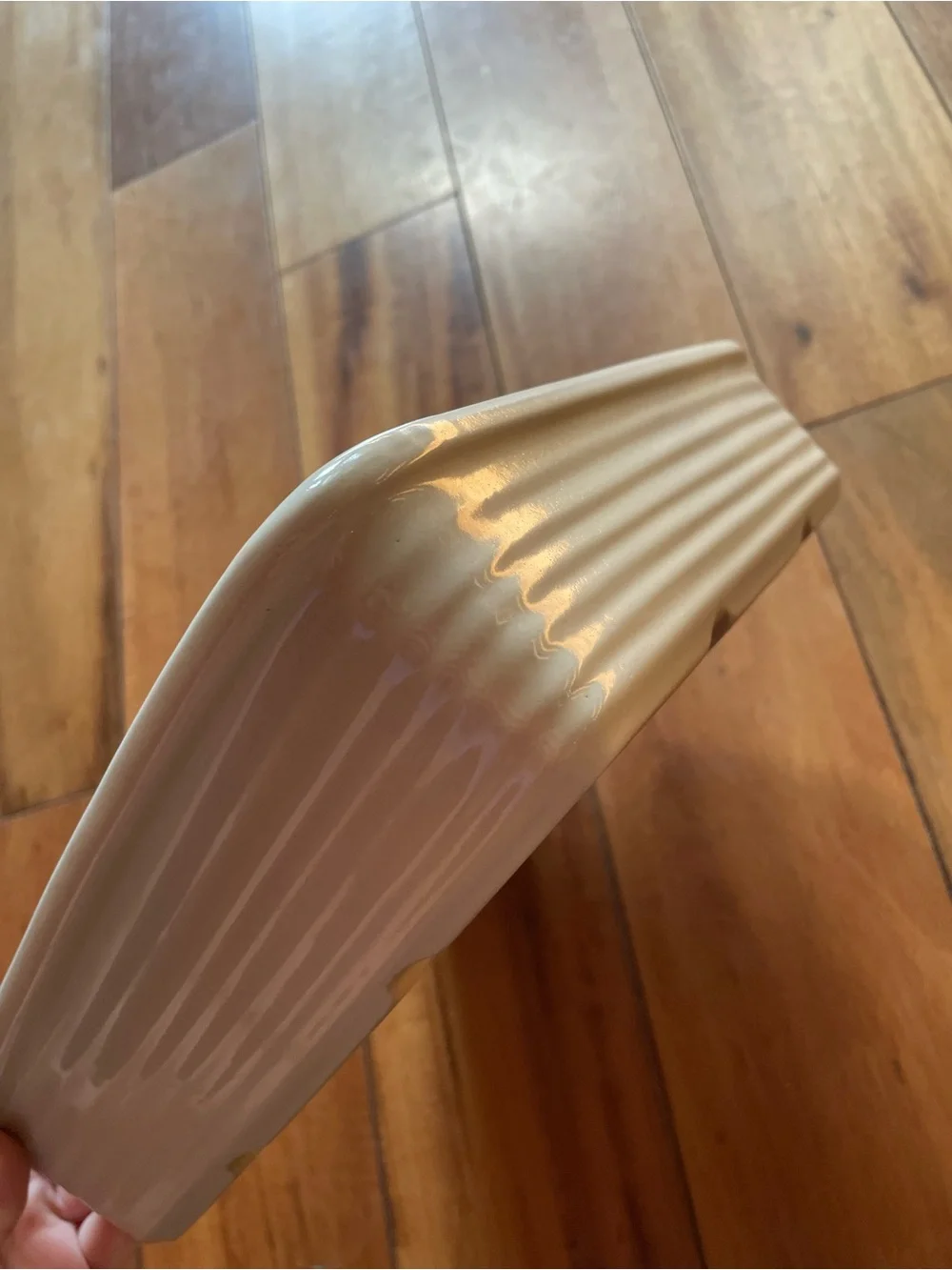 Pampered Chef 9x9 Stoneware Baking Dish in Cream